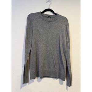 Smartwool Merino Wool Blend Crew Neck Sweater Men's Size Medium Gray Pullover
